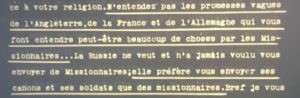 Le discours prononcé par Antoine Bérézosvky-Olghinsky